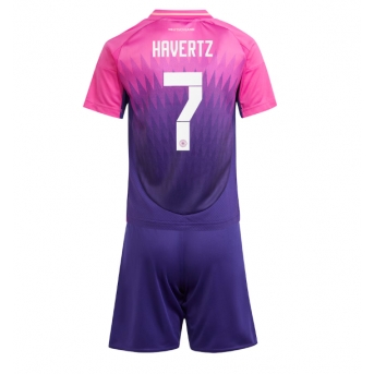 Germania Kai Havertz #7 Maglia Gara Trasferta Repliche Europei 2024 Bambino